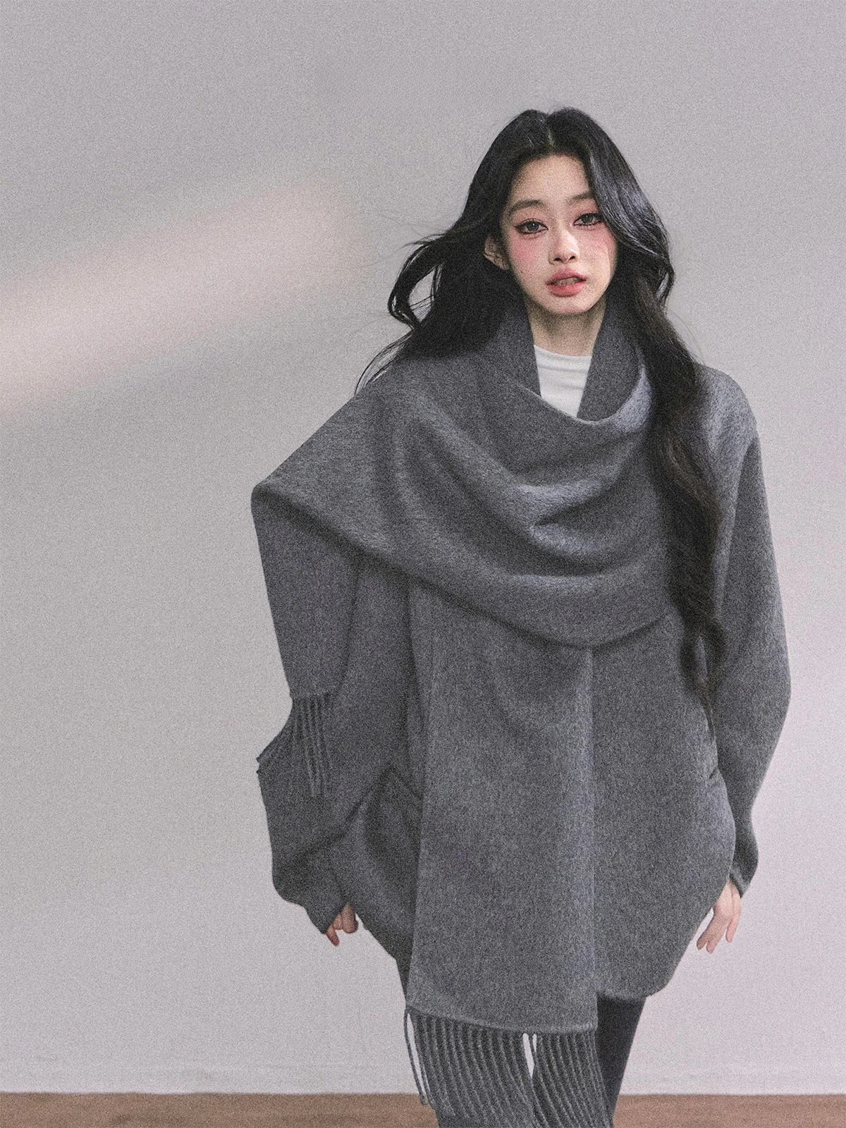 AOMALM Women's Full Wool Double-sided Tweed Jaet Autumn Winter Loose Fit Faionable Museum Sle Outerwear Coat
AOMALM Women's Full Wool Double-sided Tweed Jaet Autumn Winter Loose Fit Faionable Museum Sle Outerwear Coat