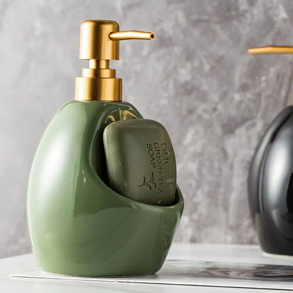 Press Pump Ceramic Lotion Bottle With Sponge Holder 480ml Capacity Liquid Soap Container Refillable Leakproof
Press Pump Ceramic Lotion Bottle With Sponge Holder 480ml Capacity Liquid Soap Container Refillable Leakproof