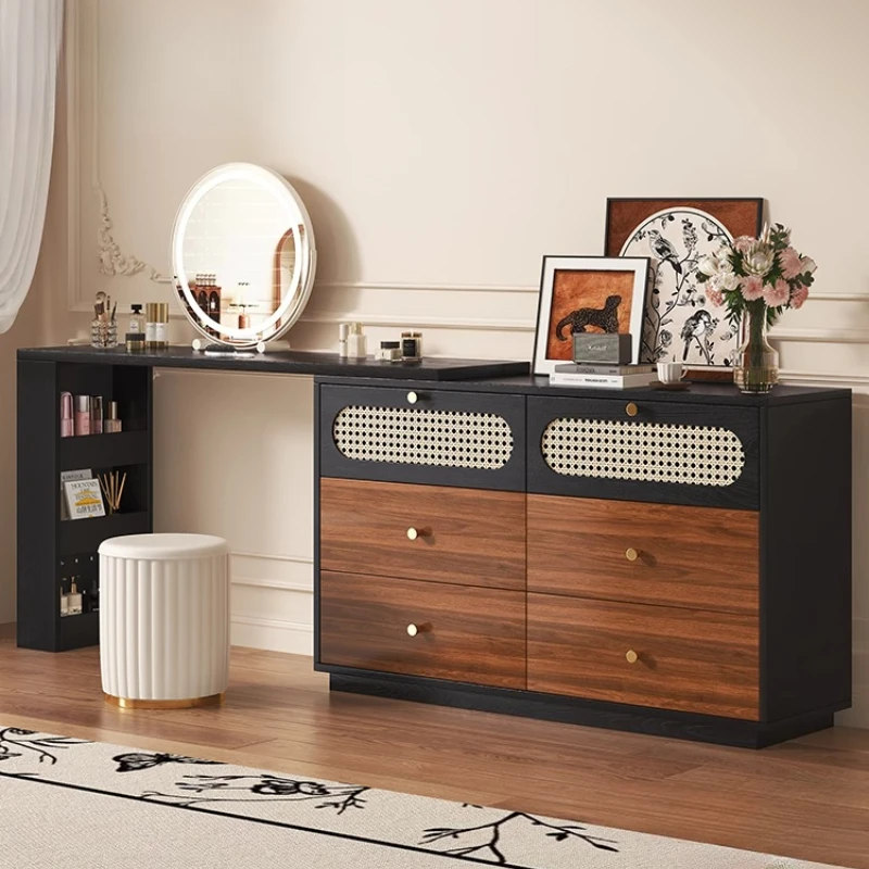 Vanity Design Dressing Table Rustic Storage Solid Wood Dressing Table Classic Drawer Penteadeira De Maquiagem Bedroom Furniture
Vanity Design Dressing Table Rustic Storage Solid Wood Dressing Table Classic Drawer Penteadeira De Maquiagem Bedroom Furniture