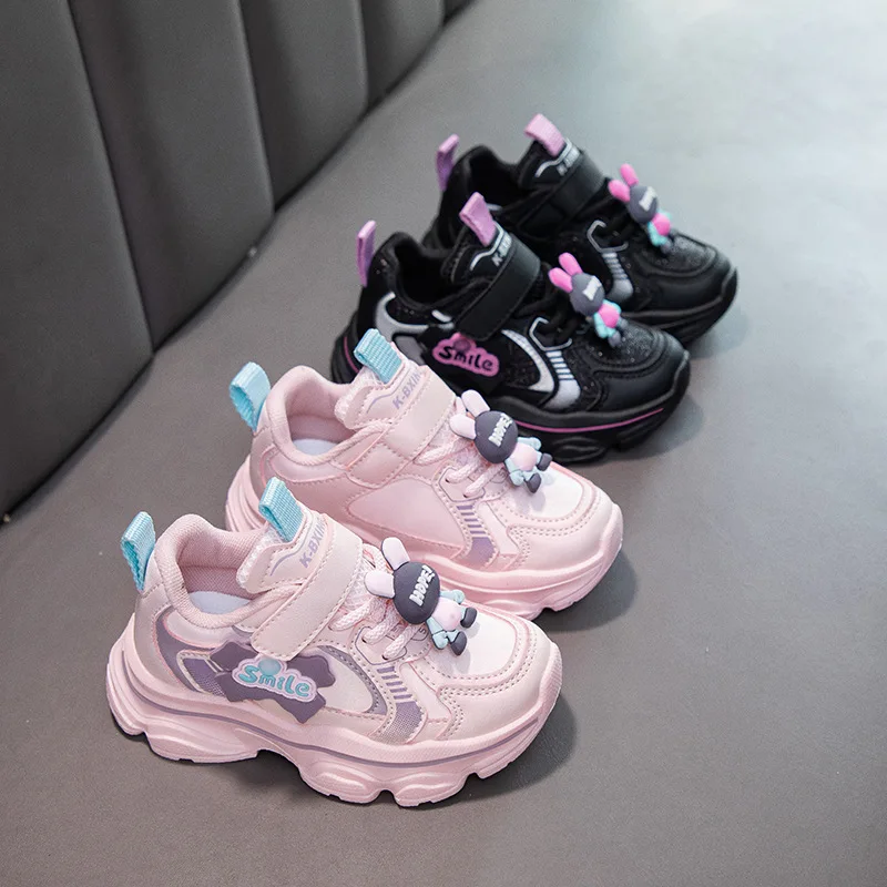 Kids'Casual Shoes Solid Color PU Leather Fashion Autumn Shoes For Girls Soft Bottom Breathable Anti-slip Black Pink Size 26-37
Kids'Casual Shoes Solid Color PU Leather Fashion Autumn Shoes For Girls Soft Bottom Breathable Anti-slip Black Pink Size 26-37