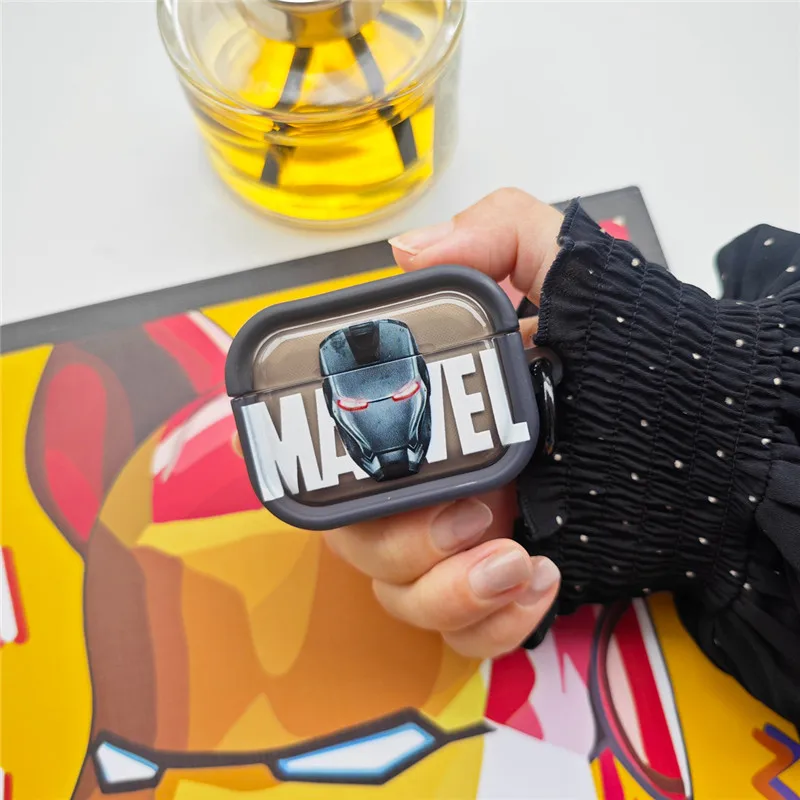 Iron Man Superhero Earphone Case for AirPods 1 2 3 Pro Pro2 Marvel Wireless Bluetooth earphones Headphone Cover Headset Funda
Iron Man Superhero Earphone Case for AirPods 1 2 3 Pro Pro2 Marvel Wireless Bluetooth earphones Headphone Cover Headset Funda