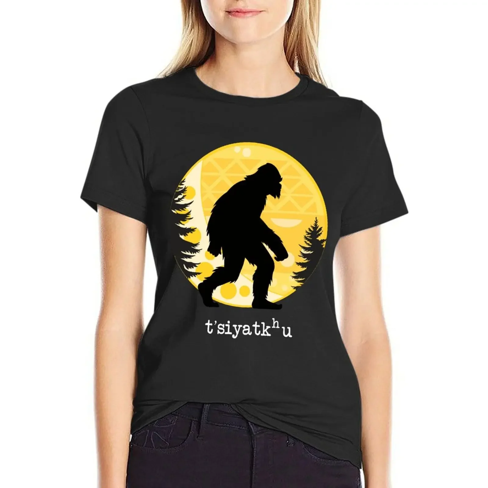 t'siyatkhu a.k.a. Sasquatch & Chinookan Moon T-Shirt heavyweights Female clothing tops t-shirts for Women pack
t'siyatkhu a.k.a. Sasquatch & Chinookan Moon T-Shirt heavyweights Female clothing tops t-shirts for Women pack
