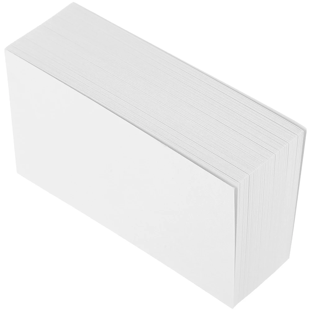 300 Pcs Blank Cards Thickened White Paper for DIY Crafts Vocabulary Writing Message Note-taking Bulk Business Cards Scratch Word
300 Pcs Blank Cards Thickened White Paper for DIY Crafts Vocabulary Writing Message Note-taking Bulk Business Cards Scratch Word