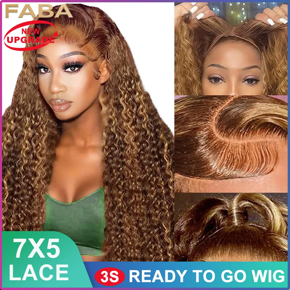 Glueless Highlight Curly Wigs Human Hair 4/27 Curly Wigs 7x5 HD Lace Front Wig Human Hair Highlight Deep Wave Wig For Woman
Glueless Highlight Curly Wigs Human Hair 4/27 Curly Wigs 7x5 HD Lace Front Wig Human Hair Highlight Deep Wave Wig For Woman