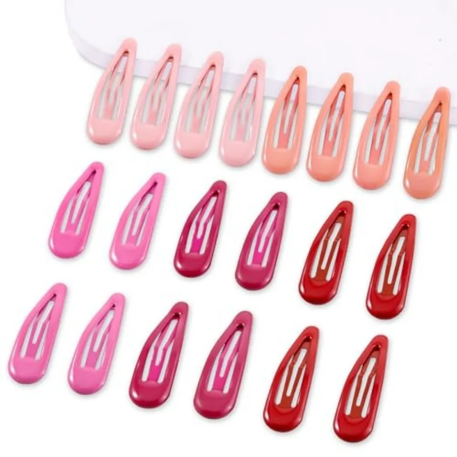 20 PCS Metal Snap Hair Clips Water Drop No Slip Barrettes for Women Bright Small Hair Clips For Thick And Thin Fine Hair, Red P
20 PCS Metal Snap Hair Clips Water Drop No Slip Barrettes for Women Bright Small Hair Clips For Thick And Thin Fine Hair, Red P