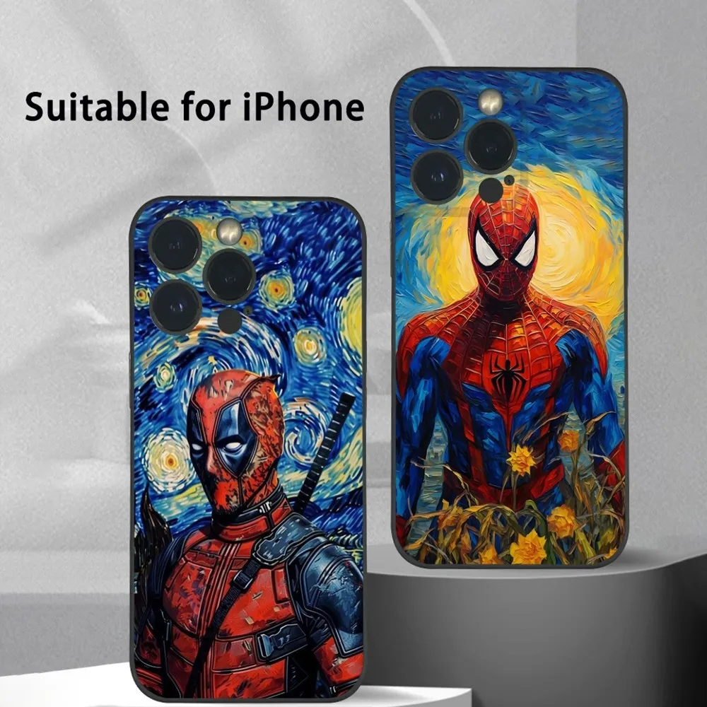 Deadpool Spider-Man VANGO Phone Case For iPhone 16 15 14 13 12 11 Pro Max Plus Mini Frosted Soft Shell Funda
Deadpool Spider-Man VANGO Phone Case For iPhone 16 15 14 13 12 11 Pro Max Plus Mini Frosted Soft Shell Funda