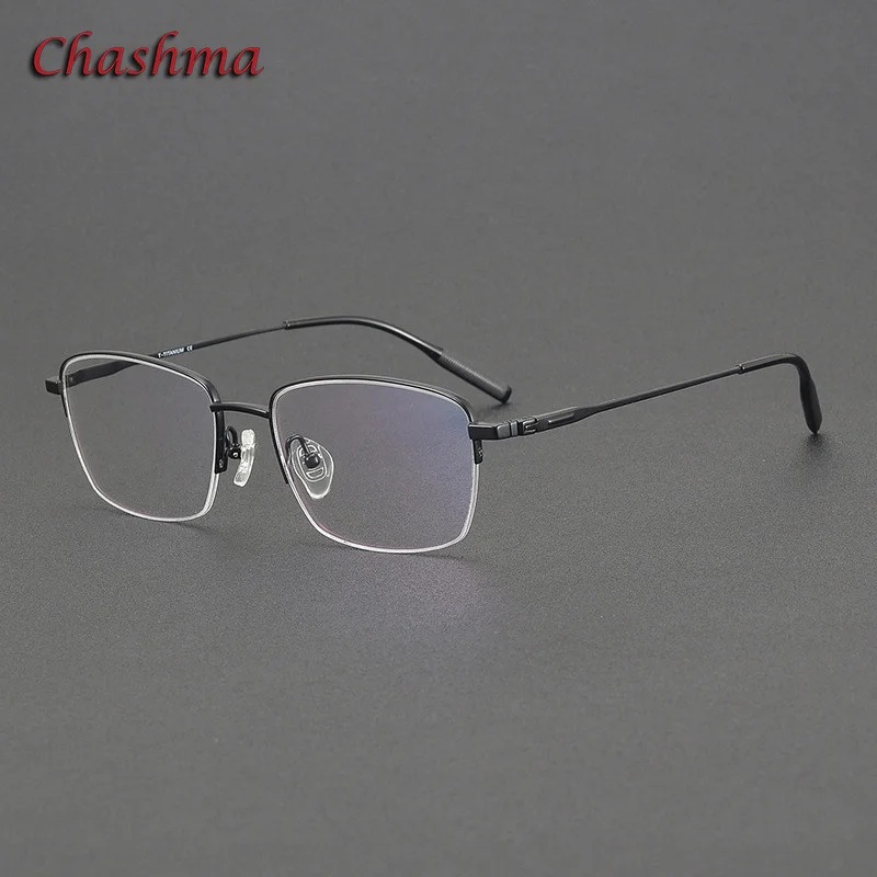 Chashma Prescription Glasses Frame Gentlemen Eyeglasses Pure Titanium Medium Size High End Myopia Presbyopia Spectacle for Men
Chashma Prescription Glasses Frame Gentlemen Eyeglasses Pure Titanium Medium Size High End Myopia Presbyopia Spectacle for Men