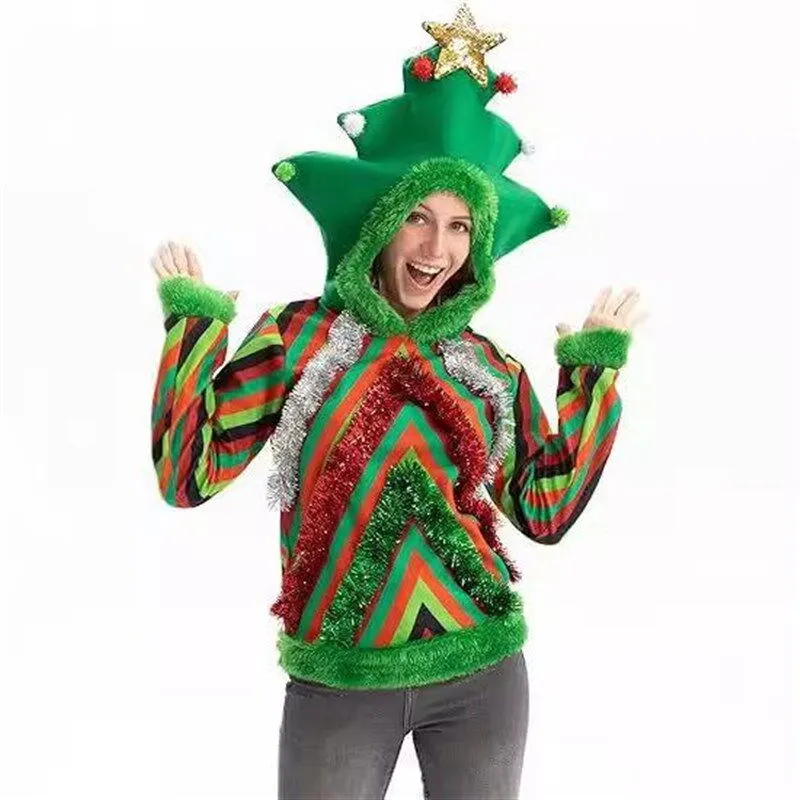 New Christmas Halloween Hat Christmas Tree Top Performance Costume Party Wear Polyester Fiber Casual Pants for Men And Women
New Christmas Halloween Hat Christmas Tree Top Performance Costume Party Wear Polyester Fiber Casual Pants for Men And Women