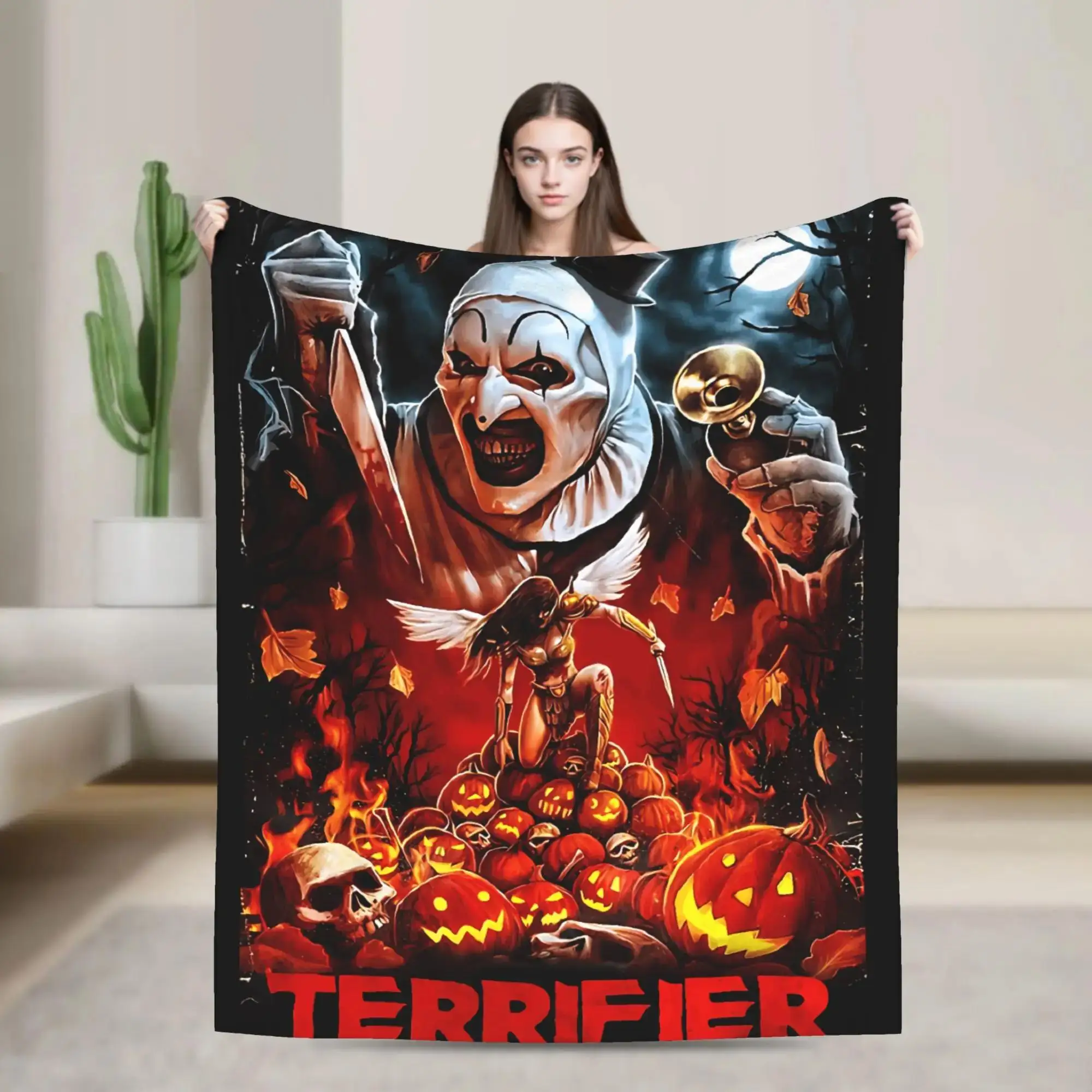 Terrifier Horror Movie Blanket Super Soft Plush Throw for Home Decor Camping Flannel Bedspread Bed Cover
Terrifier Horror Movie Blanket Super Soft Plush Throw for Home Decor Camping Flannel Bedspread Bed Cover