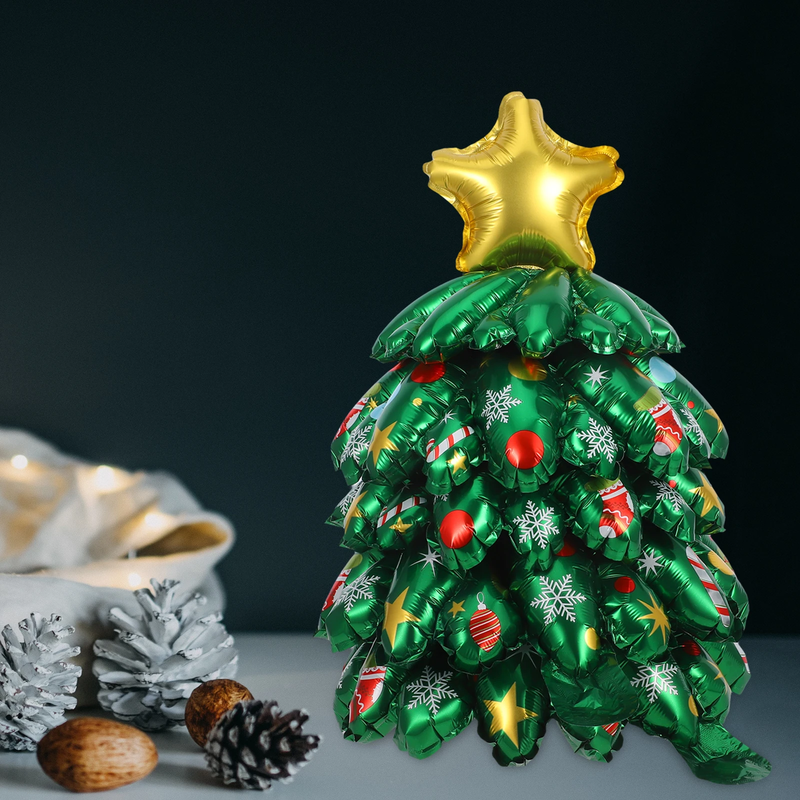 2 Pcs Decorate Mini Christmas Tree Balloons Child Aluminum Film Holiday Inflatables
2 Pcs Decorate Mini Christmas Tree Balloons Child Aluminum Film Holiday Inflatables