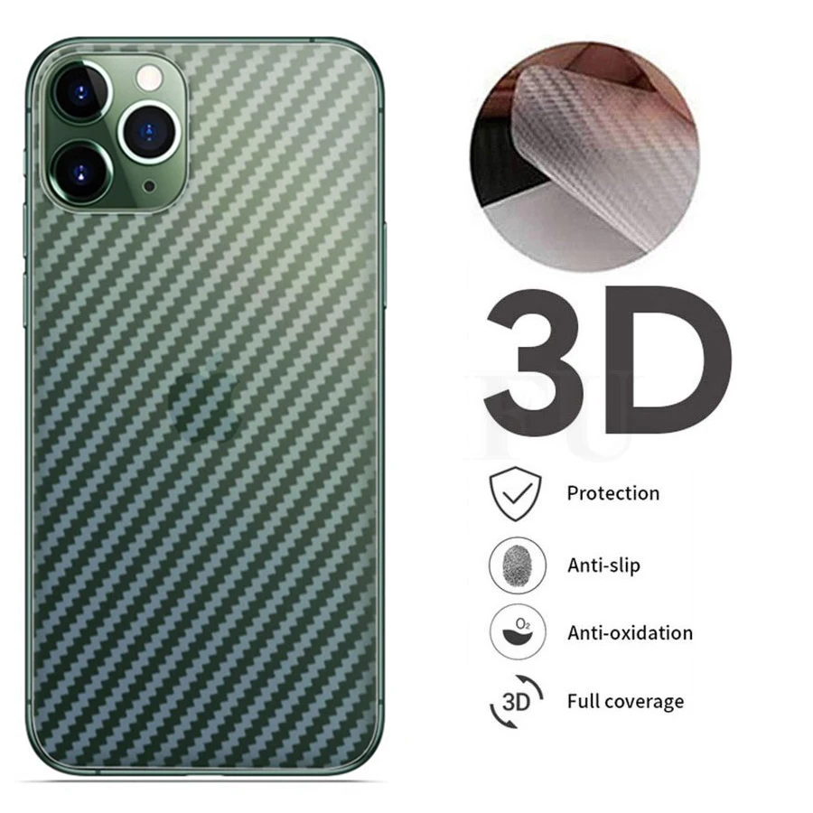 10Pcs Back Carbon Fiber Screen Protector For iPhone 13 12 11 14 15 Pro Max X XS XR 7 8 Plus 13 mini 14 2022 TPU Screen Protector
10Pcs Back Carbon Fiber Screen Protector For iPhone 13 12 11 14 15 Pro Max X XS XR 7 8 Plus 13 mini 14 2022 TPU Screen Protector