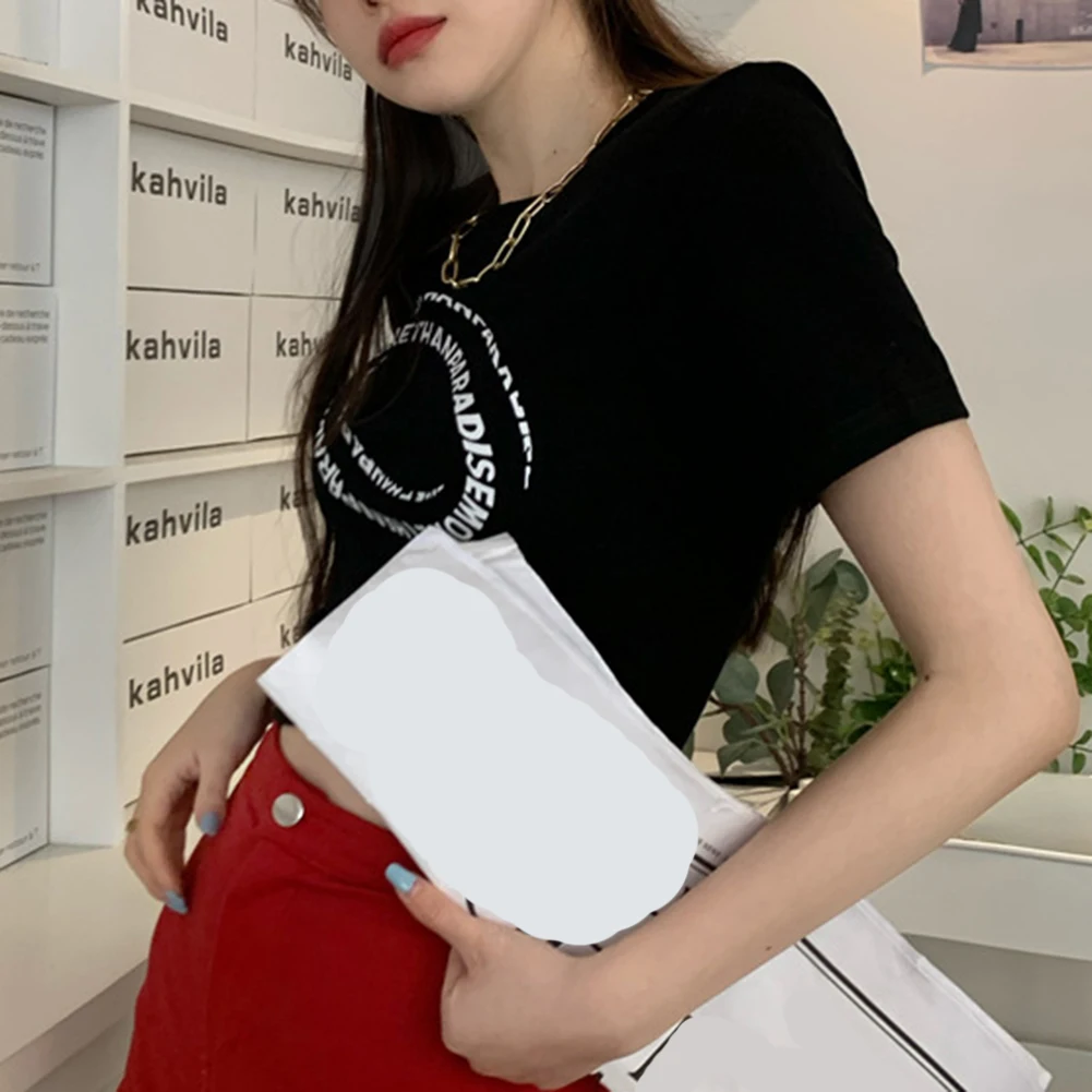 Casual All-match Women's Tee Casual Wear All-match Top Retro T-shirt All Seasons Crew Neck Daily Use Hot Girl Style
Casual All-match Women's Tee Casual Wear All-match Top Retro T-shirt All Seasons Crew Neck Daily Use Hot Girl Style