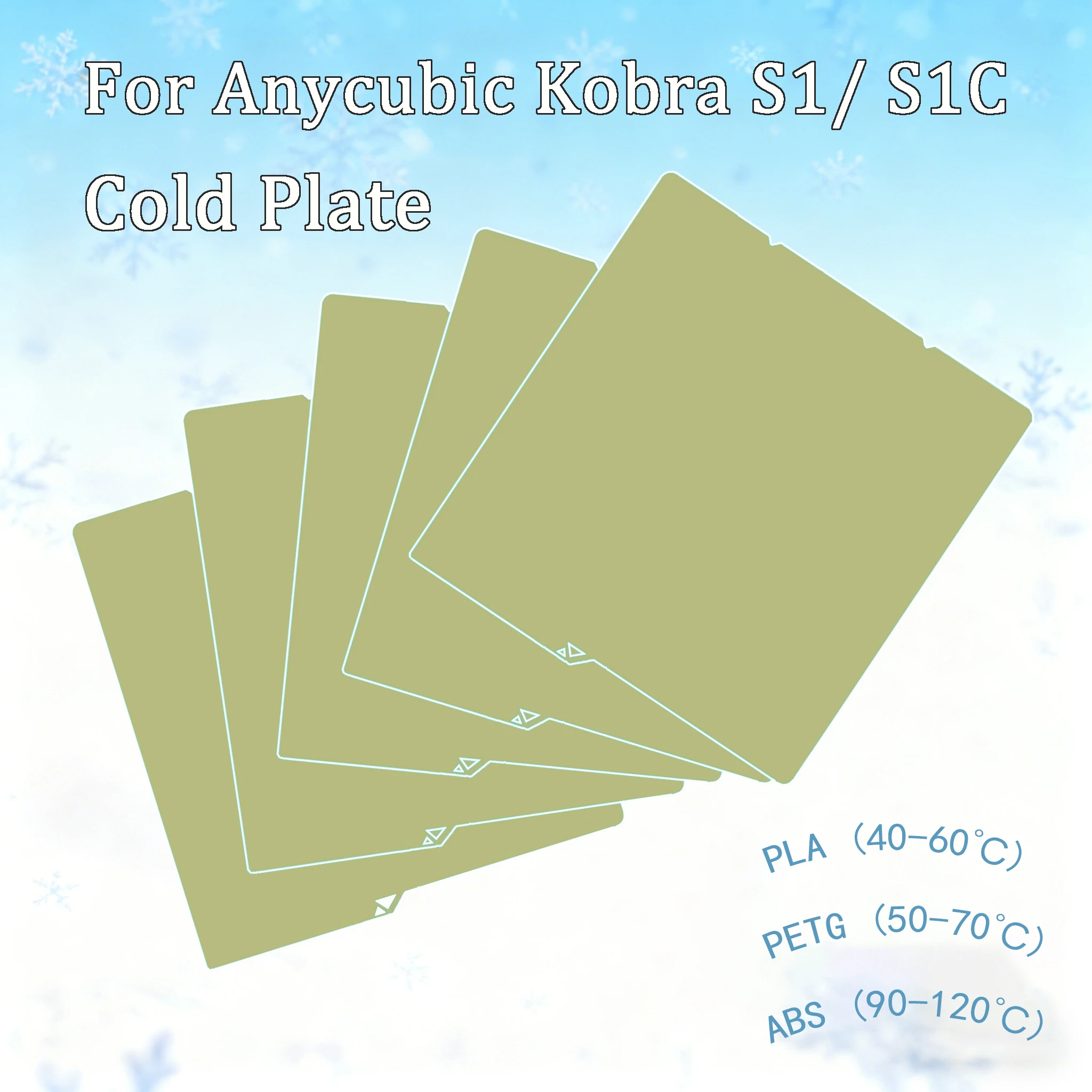 3D Printer Cold Plate For Anycubic Kobra S1/Combo PEI Pro Cold Plate 3D Parts Cool Build Plate Double Side For PLA/ABS/PETG
3D Printer Cold Plate For Anycubic Kobra S1/Combo PEI Pro Cold Plate 3D Parts Cool Build Plate Double Side For PLA/ABS/PETG