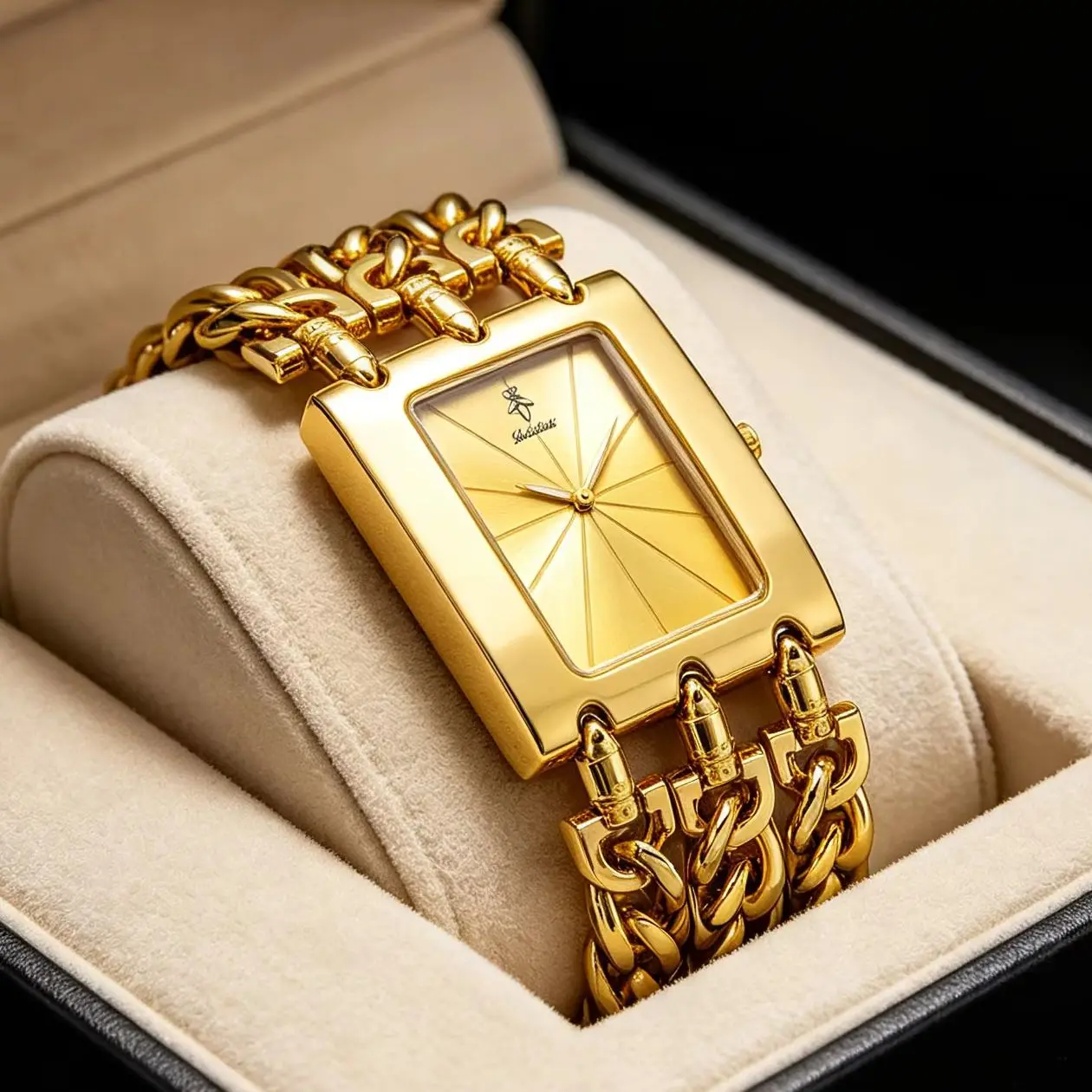 YaLaLuSi Fashion Watch for Men Women, Gold Tone Square Dial with Chunky Cuban Link Band, Waterproof Sport Quartz Wristwatch, Free Shipping
YaLaLuSi Fashion Watch for Men Women, Gold Tone Square Dial with Chunky Cuban Link Band, Waterproof Sport Quartz Wristwatch, Free Shipping