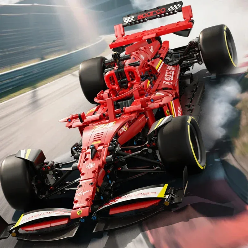 Technical F1 Racing Blocks Red 1:10 and 1:8 Large Scale SF F1 Racing Blocks Set Adult Boy Toy Gift
Technical F1 Racing Blocks Red 1:10 and 1:8 Large Scale SF F1 Racing Blocks Set Adult Boy Toy Gift