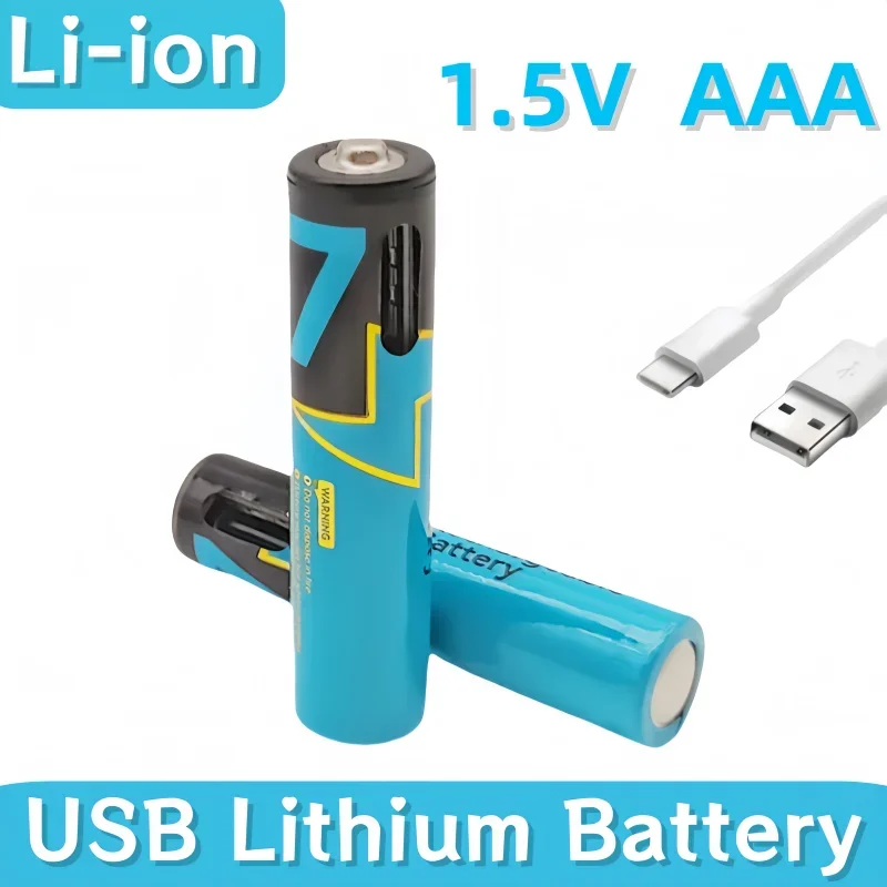 1.5V AAA 660/2200mWh Rechargeable Lithium-ion Battery Suitable for Batteries in Electronic Products Such as Remote Control Toys
1.5V AAA 660/2200mWh Rechargeable Lithium-ion Battery Suitable for Batteries in Electronic Products Such as Remote Control Toys