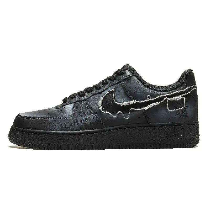 [Нескользящие износостойкие низкие кроссовки для скейтборда Nike Air Force 1, унисекс, черные
[Нескользящие износостойкие низкие кроссовки для скейтборда Nike Air Force 1, унисекс, черные