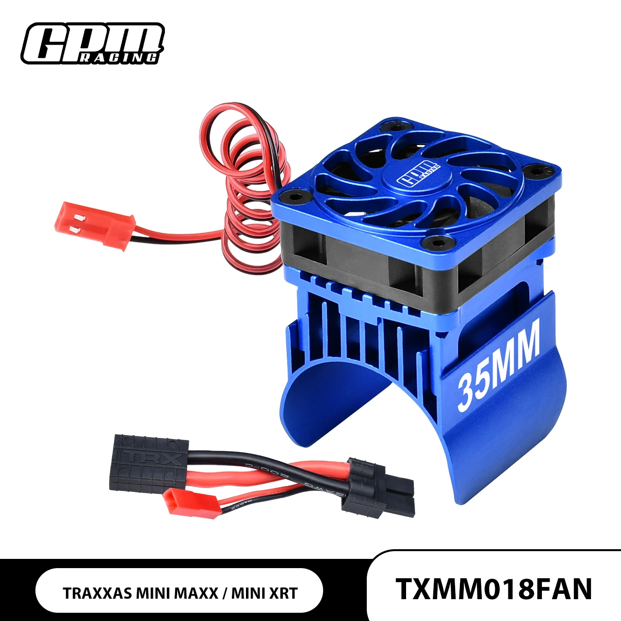 Охлаждающий вентилятор из сплава GPM и радиатор двигателя 35 мм для TRAXXAS Mini Maxx Mini XRT
Охлаждающий вентилятор из сплава GPM и радиатор двигателя 35 мм для TRAXXAS Mini Maxx Mini XRT