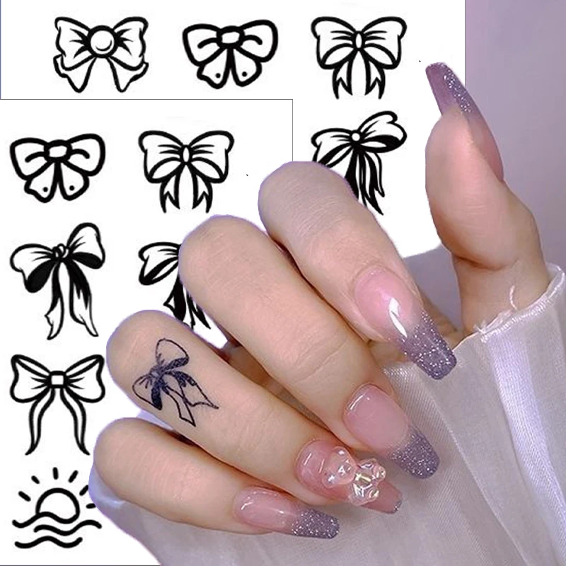 5pcs Bow Finger Tattoo Sticker Cartoon Mini Bowknot Temporary Tattoos Waterproof Semi Permanent Stickers Butterfly Body Arts
5pcs Bow Finger Tattoo Sticker Cartoon Mini Bowknot Temporary Tattoos Waterproof Semi Permanent Stickers Butterfly Body Arts