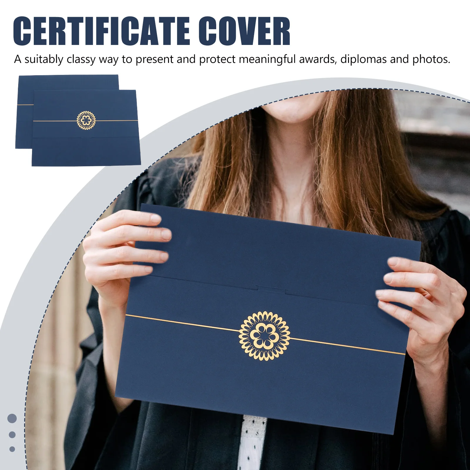 2pcs Certificate Cover Elegant Paper Envelopes Frame for Graduation Prize Diploma Holder Document Protective Sleeve
2pcs Certificate Cover Elegant Paper Envelopes Frame for Graduation Prize Diploma Holder Document Protective Sleeve