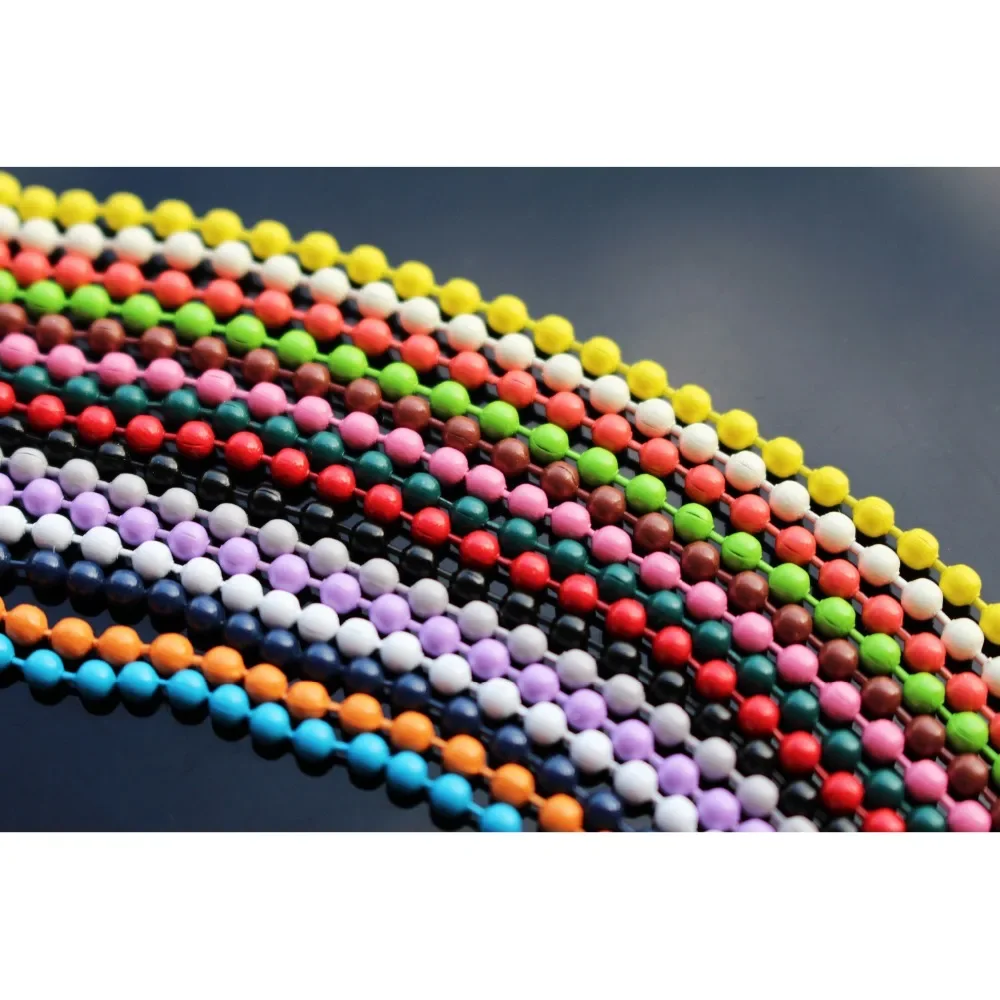 Tigofly 15 pcs Painted Colors Fly Tying Steel Bead Chain 2.5mm Eyes Fly Fishing Tying Beads Accessories Materials
Tigofly 15 pcs Painted Colors Fly Tying Steel Bead Chain 2.5mm Eyes Fly Fishing Tying Beads Accessories Materials