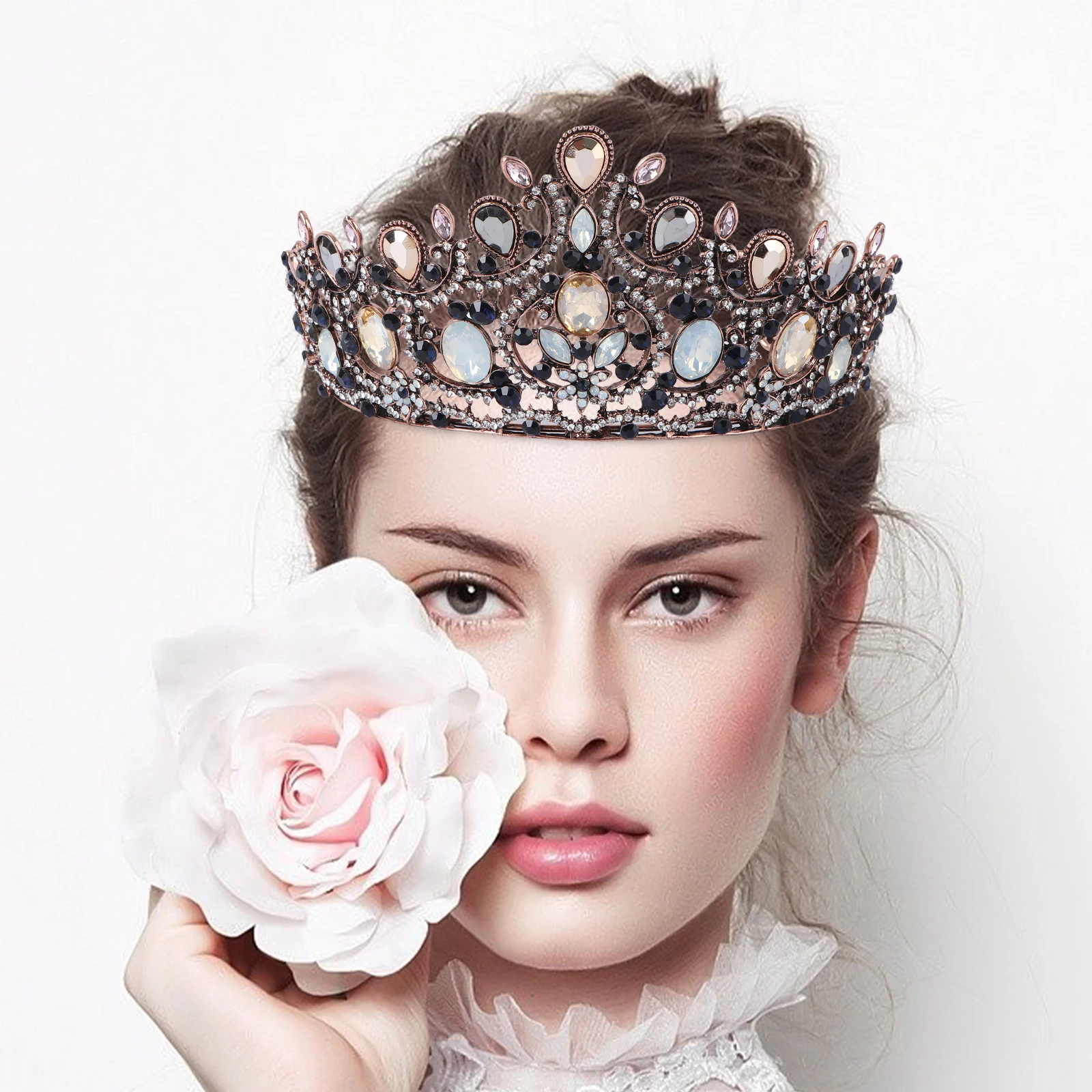 Crown Headband Wedding Hair Decor Bridal Headdress Bride Bridesmaid Party Accessories Durable Fashionable Hoop
Crown Headband Wedding Hair Decor Bridal Headdress Bride Bridesmaid Party Accessories Durable Fashionable Hoop