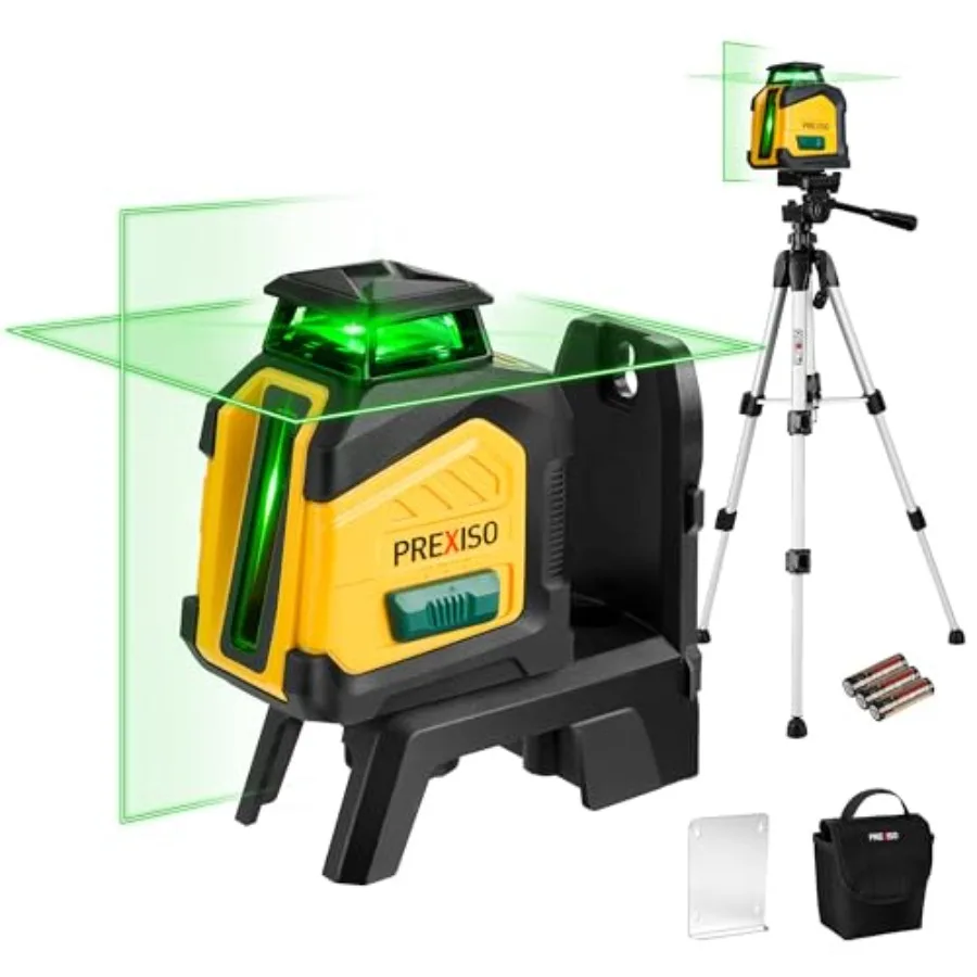 360 Laser Level with Tripod 100Ft Dual Power Self Leveling Cross Line Laser - Wide Angle Vertical Line for Construction Floor T
360 Laser Level with Tripod 100Ft Dual Power Self Leveling Cross Line Laser - Wide Angle Vertical Line for Construction Floor T