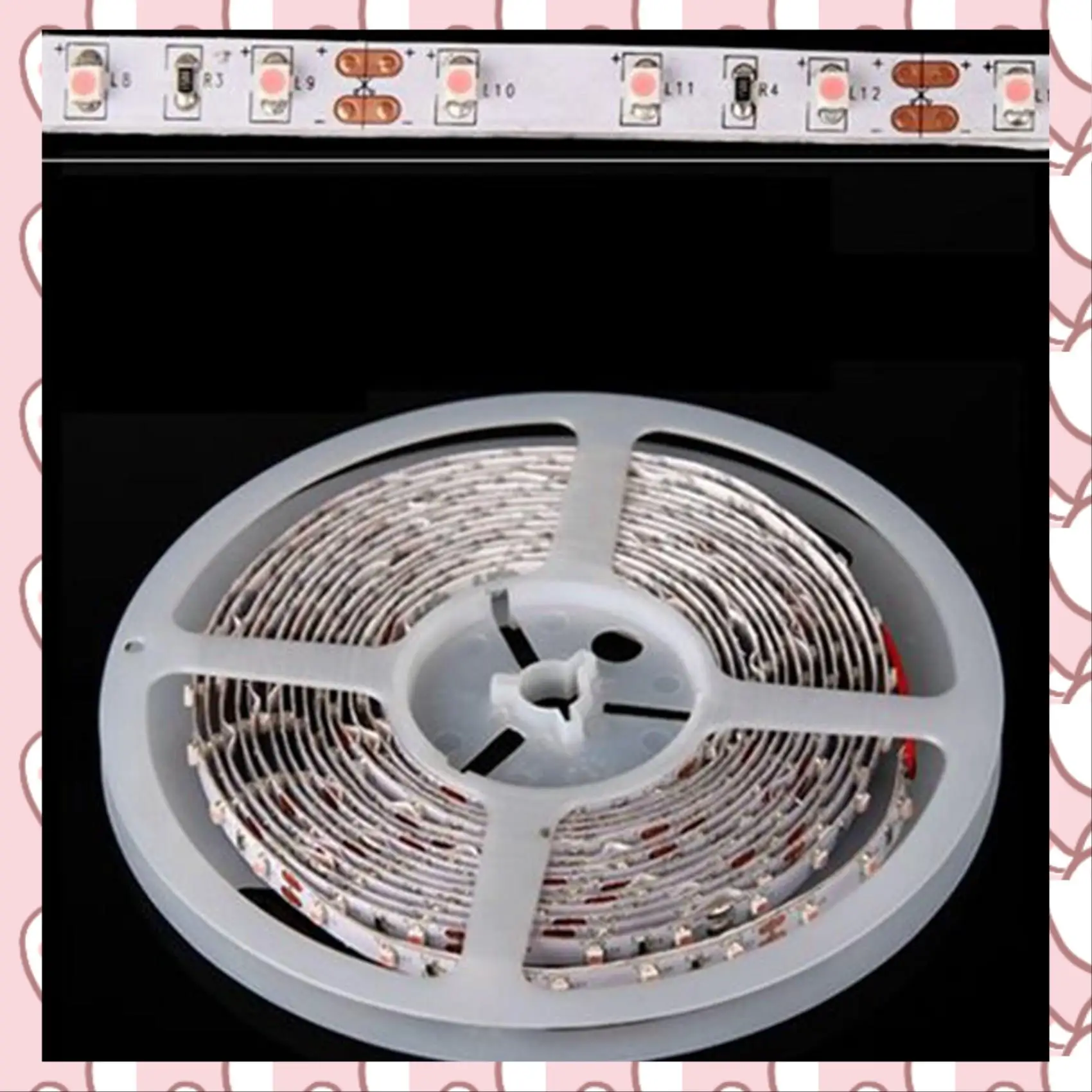 HHTL 2 шт. 5 м 3528 SMD 300 розовая светодиодная гибкая лента для автомобиля, домашняя панель 12 В
HHTL 2 шт. 5 м 3528 SMD 300 розовая светодиодная гибкая лента для автомобиля, домашняя панель 12 В