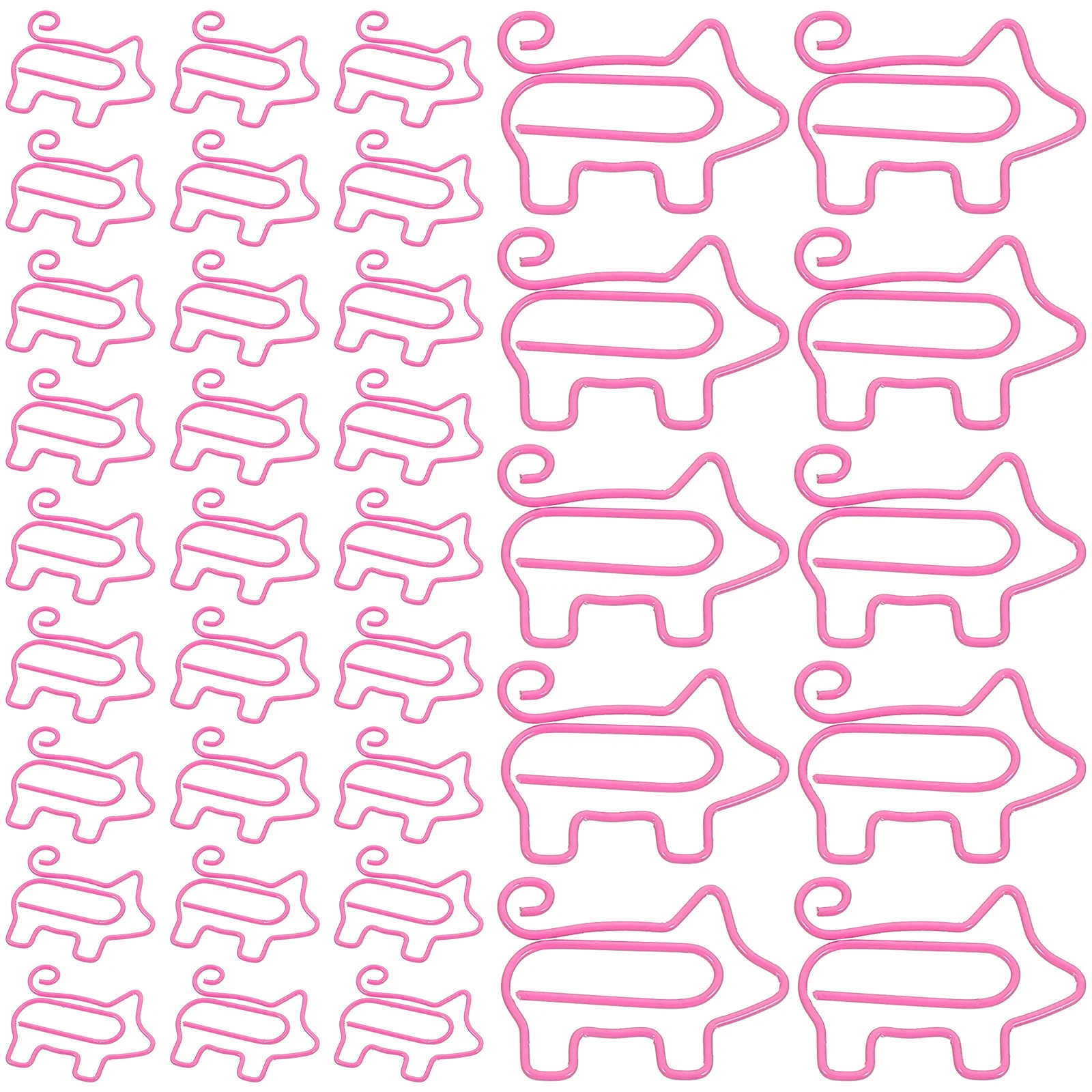 100 Pcs Colorful Cartoon Pig Shaped Metal Paper Clips Office School Supplies Gifts Stationery Organizers
100 Pcs Colorful Cartoon Pig Shaped Metal Paper Clips Office School Supplies Gifts Stationery Organizers