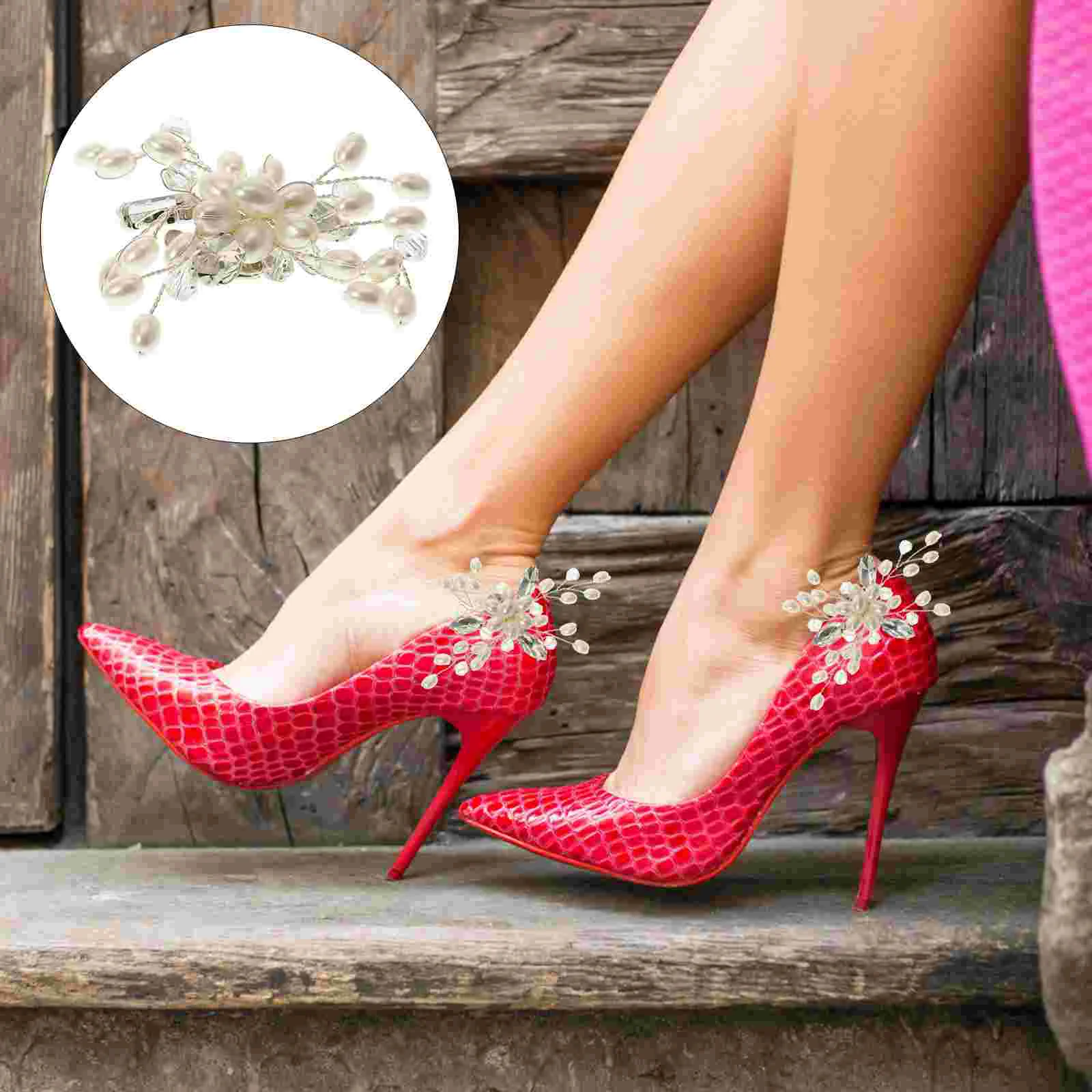 1 Pair Fashion Pearl Shoe Buckle Crystal Shoe Clip DIY Shoe Decoration for Wedding Bride Women crystal shoe buckle
1 Pair Fashion Pearl Shoe Buckle Crystal Shoe Clip DIY Shoe Decoration for Wedding Bride Women crystal shoe buckle