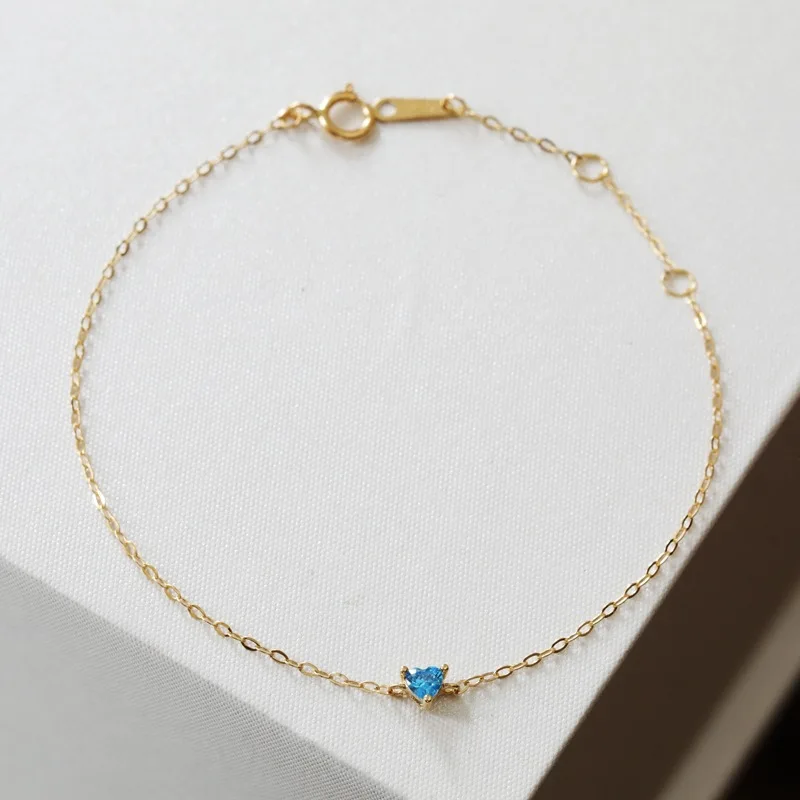 CCFJOYAS 925 Sterling Silver Mini Cute Blue Heart Bracelet for Girl Light Luxury Exquisite Sky Blue Zircon Bracelet Jewelry
CCFJOYAS 925 Sterling Silver Mini Cute Blue Heart Bracelet for Girl Light Luxury Exquisite Sky Blue Zircon Bracelet Jewelry