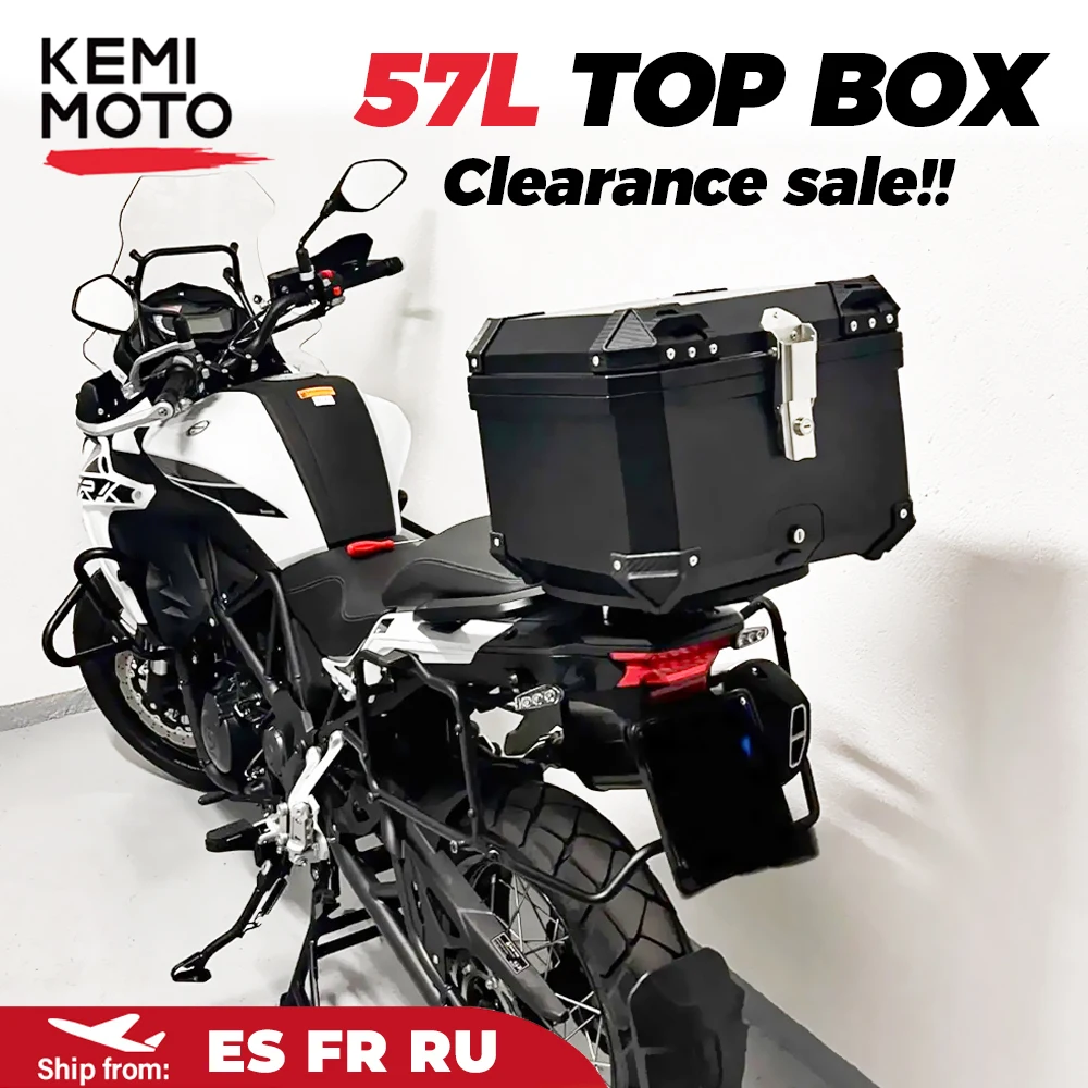 57L Motorcycle Helmet Box Universal Top Tail Rear Luggage Storage Tool Cases Lock For BMW R1200GS R1250GS R1200GS 1200 GS LC ADV
57L Motorcycle Helmet Box Universal Top Tail Rear Luggage Storage Tool Cases Lock For BMW R1200GS R1250GS R1200GS 1200 GS LC ADV