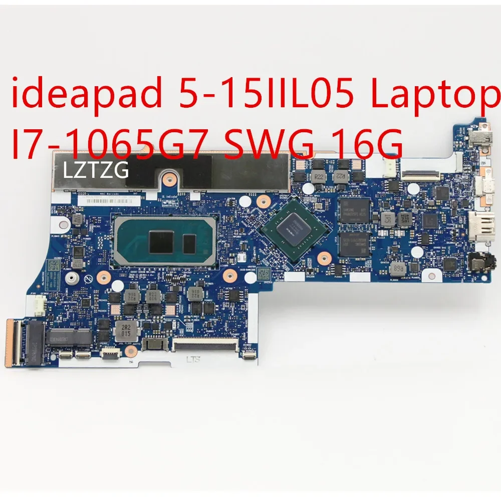Motherboard For Lenovo ideapad 5-15IIL05 Laptop Mainboard I7-1065G7 MX350 2G RAM 16G 5B20S44041
Motherboard For Lenovo ideapad 5-15IIL05 Laptop Mainboard I7-1065G7 MX350 2G RAM 16G 5B20S44041