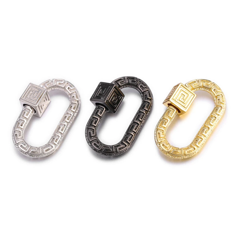 Juya Handmade 18K Plated Decorative Copper Fastener Screw Bolt Carabiner Clasps For DIY Hanging Chains Pendant Jewelry Making
Juya Handmade 18K Plated Decorative Copper Fastener Screw Bolt Carabiner Clasps For DIY Hanging Chains Pendant Jewelry Making