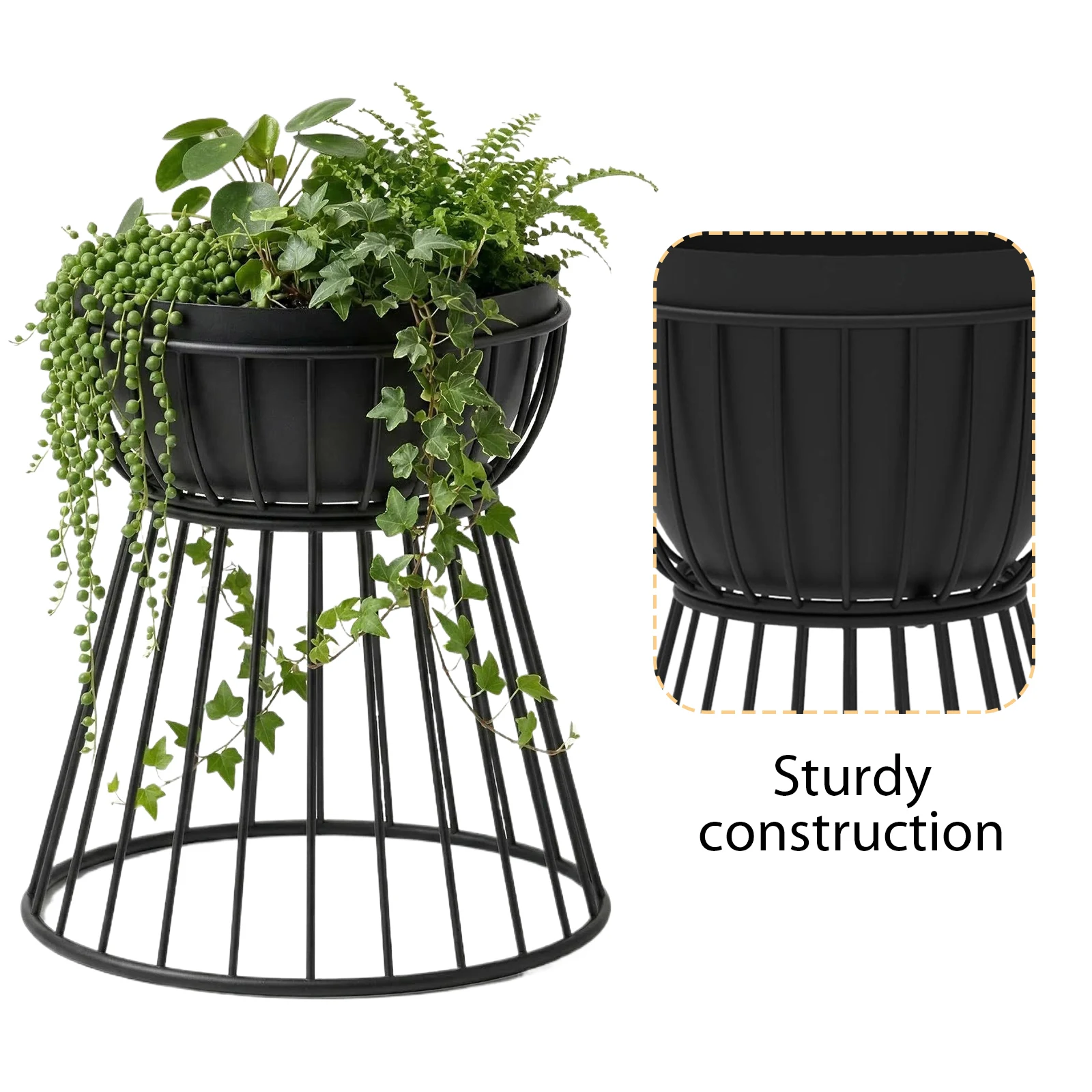 Modern Home Decor Plant Stand Floor-Standing Flower Pot Display Stands Elegant Vase Holder Rack for Balcony Garden Home Decor
Modern Home Decor Plant Stand Floor-Standing Flower Pot Display Stands Elegant Vase Holder Rack for Balcony Garden Home Decor