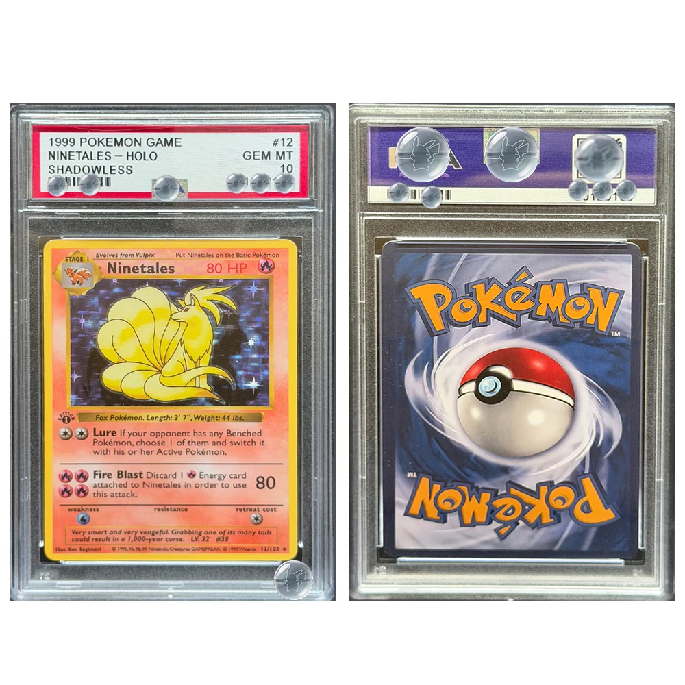 1999 POKEMON GAME NINETALES- HOLO SHADOWLESS DIY Proxy PTCG Graded Collection Card Special Art Rare GEM MT 10 Card Label Gifts
1999 POKEMON GAME NINETALES- HOLO SHADOWLESS DIY Proxy PTCG Graded Collection Card Special Art Rare GEM MT 10 Card Label Gifts