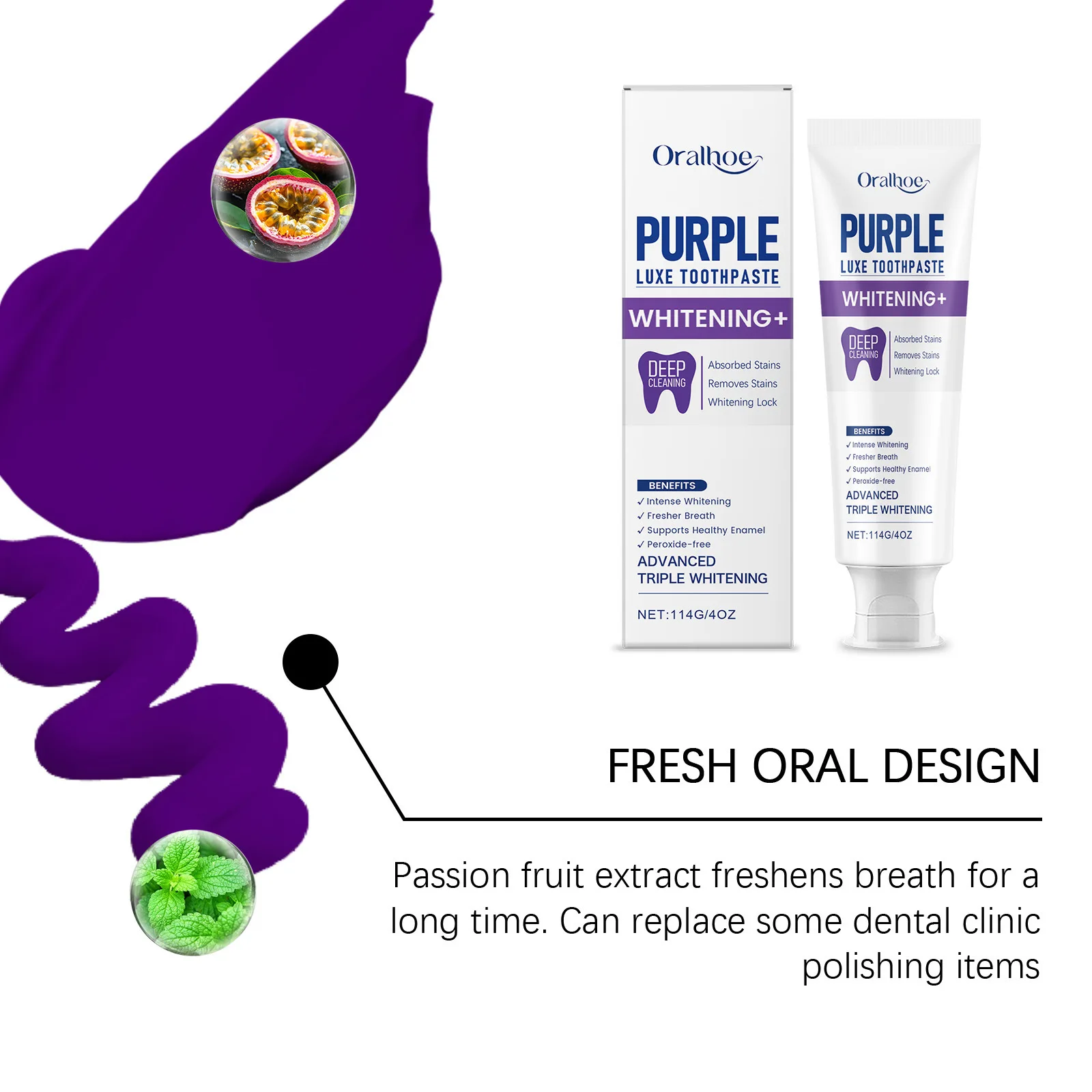 Whitening Stain Remove Toothpaste Remove Oral Bacteria Plaque Food Reside Halitosis Fresh Breath Clean Brighten Teeth Toothpaste
Whitening Stain Remove Toothpaste Remove Oral Bacteria Plaque Food Reside Halitosis Fresh Breath Clean Brighten Teeth Toothpaste