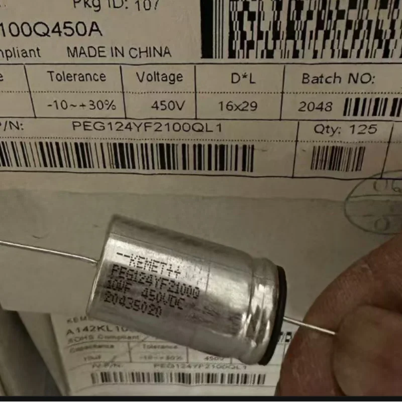 2PCS 10UF 450V Fatty RIFA force generation 450V 10UF 16X29MM Axial capacitor copper pin PEG124
2PCS 10UF 450V Fatty RIFA force generation 450V 10UF 16X29MM Axial capacitor copper pin PEG124