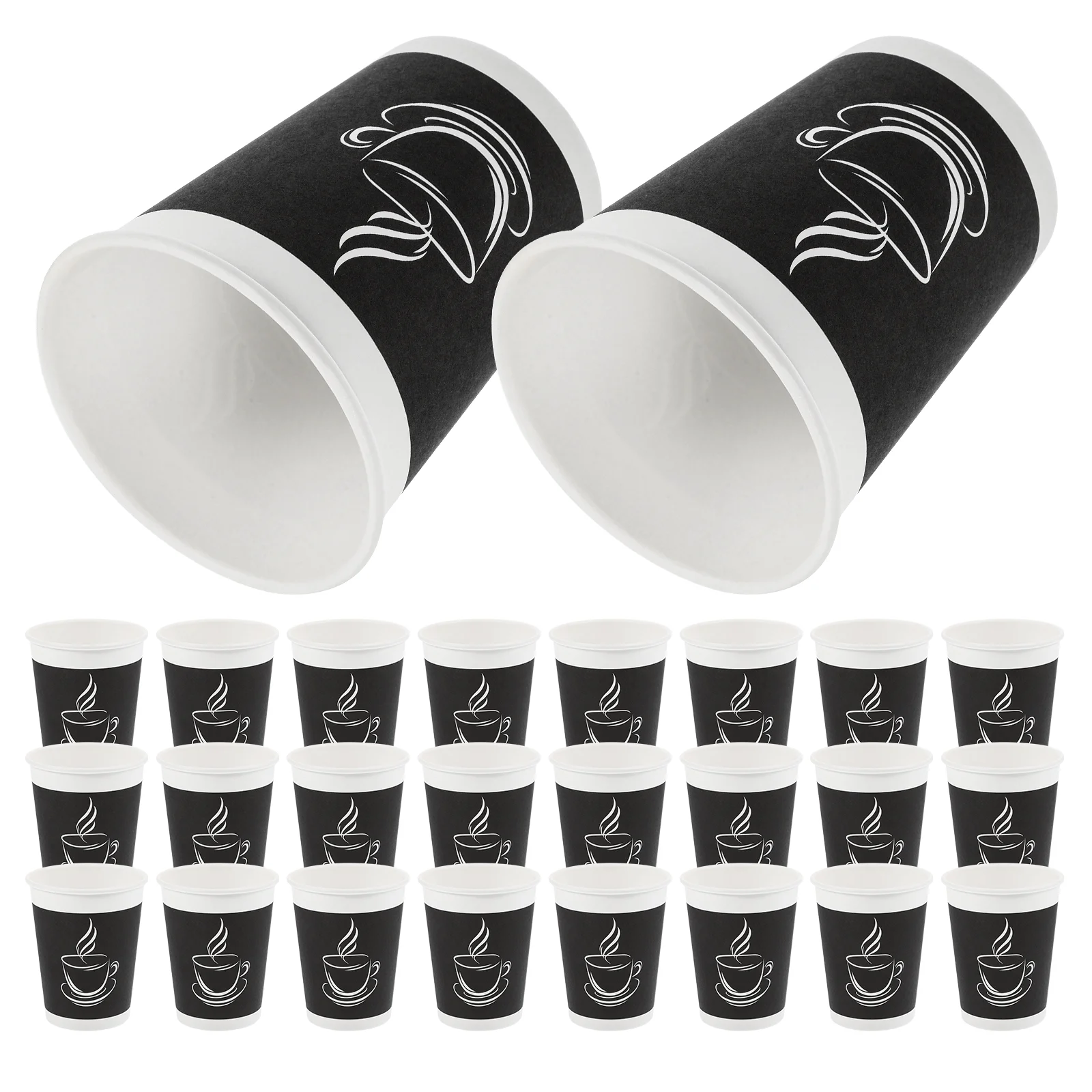 50Pcs Hot Coffee Cups Convenient Coffee Cups Portable Paper Cups Beverage Drinking Cups Milk Cups paper coffee cups
50Pcs Hot Coffee Cups Convenient Coffee Cups Portable Paper Cups Beverage Drinking Cups Milk Cups paper coffee cups