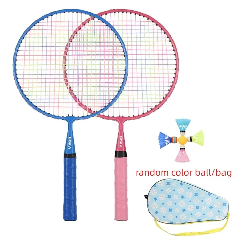 Shock Absorbing Children Badminton Rackets Portable Lightweight Children Badminton Racquets Soft Grip Iron Alloy Sports Game
Shock Absorbing Children Badminton Rackets Portable Lightweight Children Badminton Racquets Soft Grip Iron Alloy Sports Game
