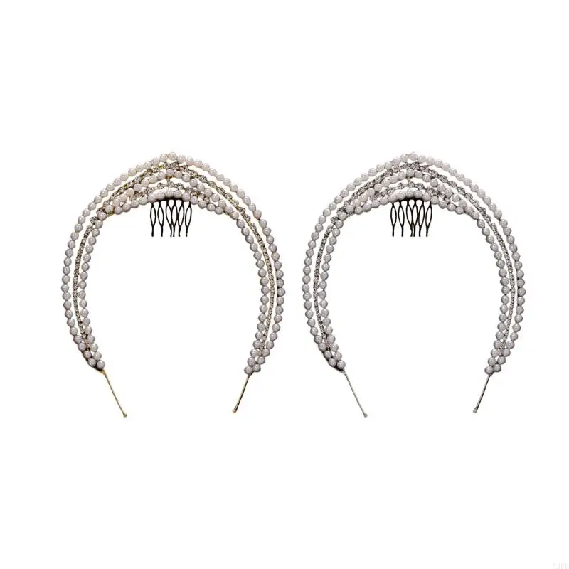Bride Hairband Princess Rhinestones Pearls Luxurious Headpieces for Pageant Prom Party Wedding Bride for Evening Dress
Bride Hairband Princess Rhinestones Pearls Luxurious Headpieces for Pageant Prom Party Wedding Bride for Evening Dress