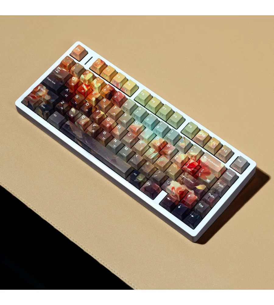 JCM rose double engraved light transmission Pbt original full set of keycaps Korean Russian Thai European small language Wooting
JCM rose double engraved light transmission Pbt original full set of keycaps Korean Russian Thai European small language Wooting