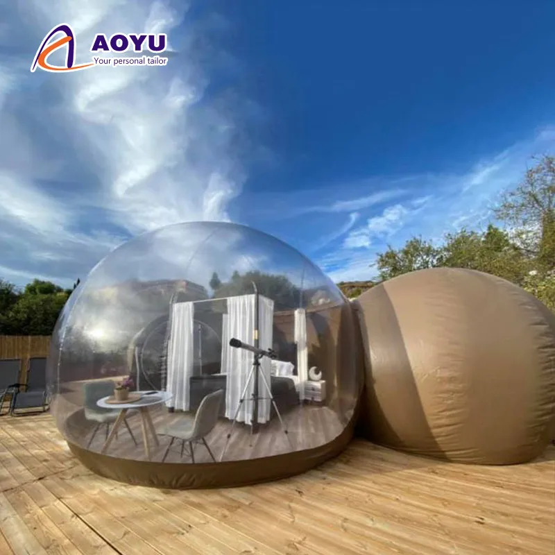 Aoyu Two Advertising Camping Outdoor Customized Inflatable House Tent Inflatable Clear Bubble Tent With Bathroom
Aoyu Two Advertising Camping Outdoor Customized Inflatable House Tent Inflatable Clear Bubble Tent With Bathroom