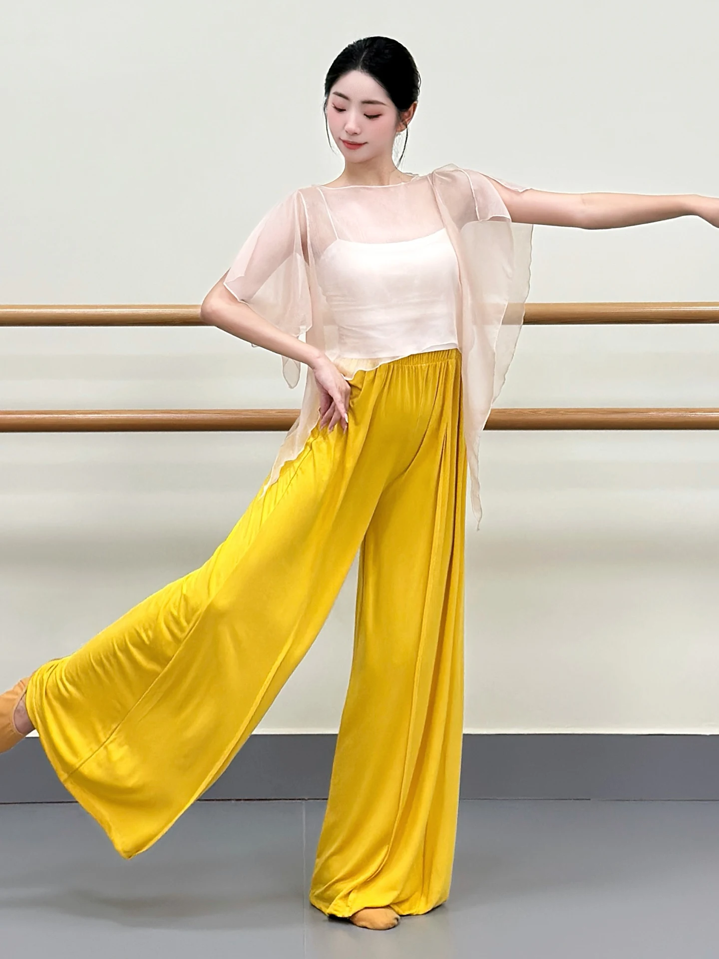 Classical Dance Clothes Wide-Leg Pants Women's Modern Drape Costumes Body Charm Physical Exercise
Classical Dance Clothes Wide-Leg Pants Women's Modern Drape Costumes Body Charm Physical Exercise