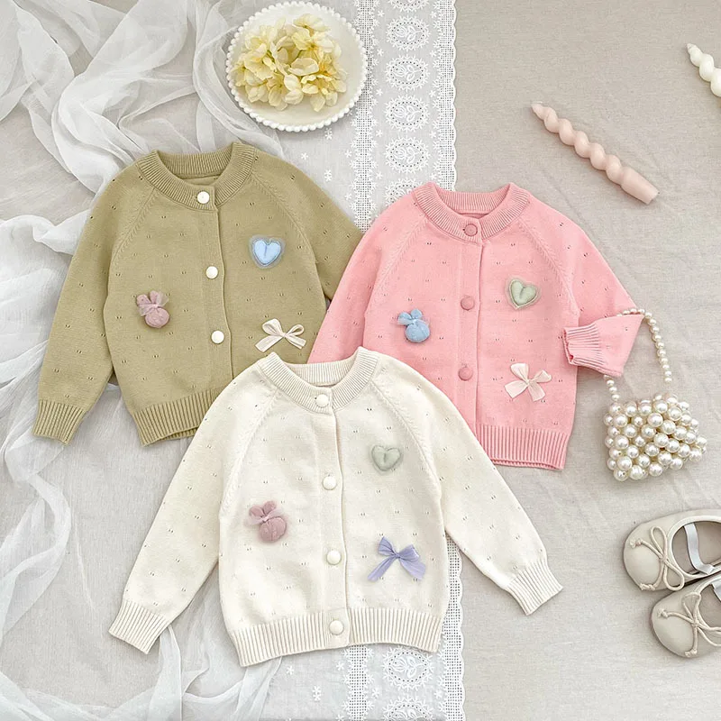 2025 New Baby Girls Knit Cardigan Cute Autumn Sweater Coats Toddler Outerwear Soft Cotton Kids Jacket 0-3 Years Fashion Outfit
2025 New Baby Girls Knit Cardigan Cute Autumn Sweater Coats Toddler Outerwear Soft Cotton Kids Jacket 0-3 Years Fashion Outfit