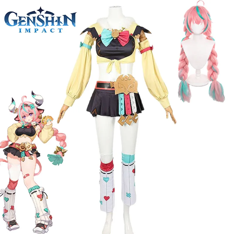 Genshin Impact Varesa Cosplay Costume Varesa Genshin Cosplay Wig Outfit Halloween Carnival Party Role Play Uniform for Women
Genshin Impact Varesa Cosplay Costume Varesa Genshin Cosplay Wig Outfit Halloween Carnival Party Role Play Uniform for Women