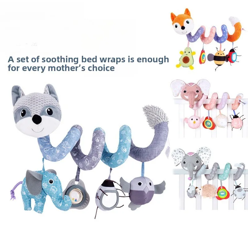 Новая успокаивающая плюшевая кукольная кроватка с изображением животных, висящая вокруг кровати
Новая успокаивающая плюшевая кукольная кроватка с изображением животных, висящая вокруг кровати