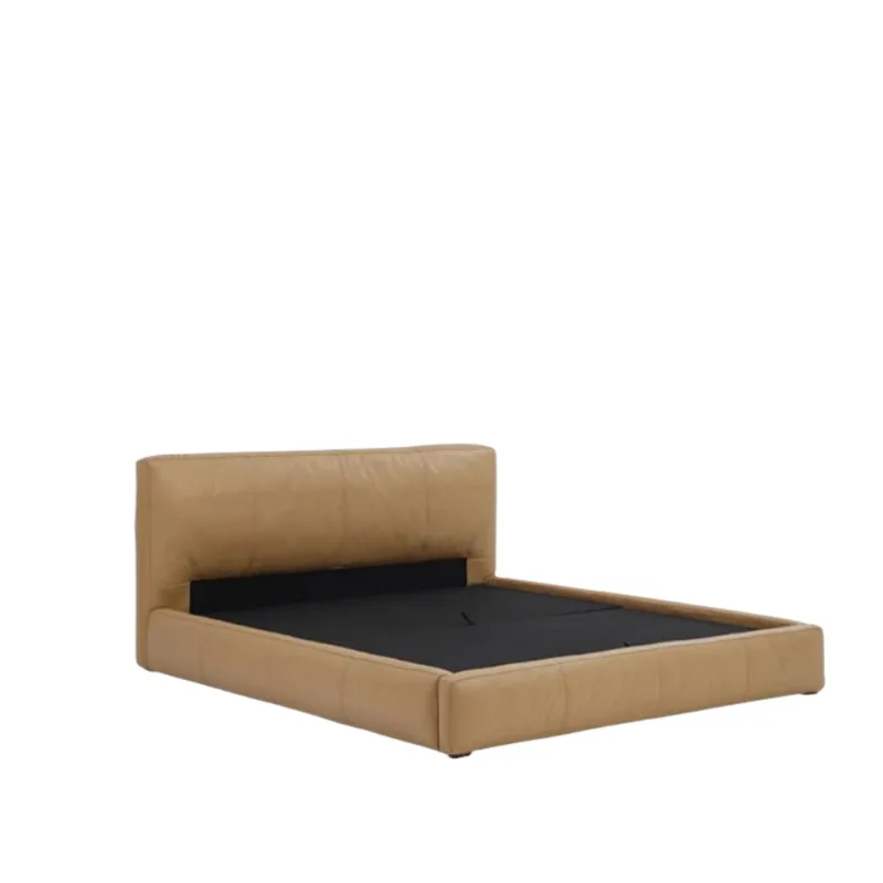 Tofu block leather art bed minimalist oil wax leather bed light luxury simple 1.8 meters double bed
Tofu block leather art bed minimalist oil wax leather bed light luxury simple 1.8 meters double bed