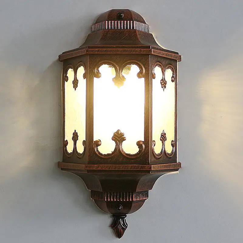 Courtyard antique Outdoor wall sconce Wall Lamp aluminum porch lights Waterproof Wall Light Aisle walkway garden light Luminaire
Courtyard antique Outdoor wall sconce Wall Lamp aluminum porch lights Waterproof Wall Light Aisle walkway garden light Luminaire