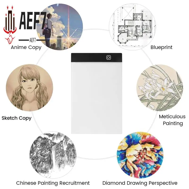 AEF7-Three Level Dimmable Led Light Pad,Tablet,Tools, Accessories,Diamond Embroidery Eye Protection A5 Size
AEF7-Three Level Dimmable Led Light Pad,Tablet,Tools, Accessories,Diamond Embroidery Eye Protection A5 Size